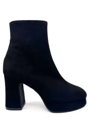 ROBERTO FESTA Buty, Kobieta, Czarny, 37 EU, Zamsz, Botki Jaki