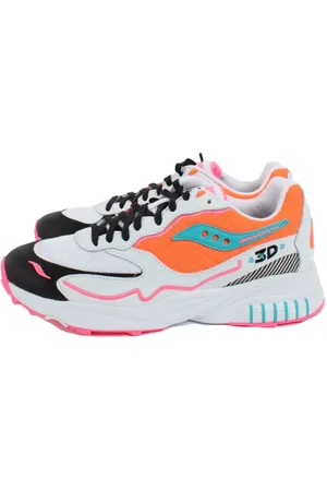 Saucony Buty, Mężczyzna, Biały, 46 EU, 3D Grid Hurricane Sneakers