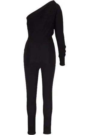 Saint Laurent Kombinezony, Kobieta, Czarny, M, Stylowy kombinezon dla szykownego wyglądu bez wysiłku