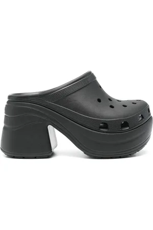 Crocs Buty, Kobieta, Czarny, 38 EU, Czarne Siren Clog Obcasy Sandały