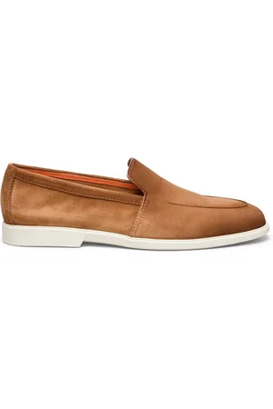santoni Buty, Mężczyzna, brązowy, 45 EU, Skóra, Malibu Mokasyny z migdałowym noskiem
