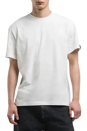 Replay Koszulki, Mężczyzna, Biały, XS, Bawełna, Bawełniana koszulka T-shirt