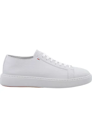 santoni Buty, Mężczyzna, Biały, 39 EU, Skóra, Luksusowe Sneakersy Sportowe