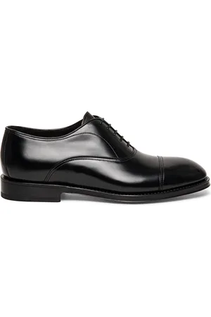 santoni Buty, Mężczyzna, Czarny, 42 1/2 EU, Skóra, Skórzane Oksfordy