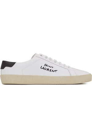 Saint Laurent Buty, Mężczyzna, Biały, 40 EU, Skóra, Court Classic Sneakers