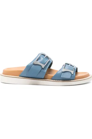 santoni Buty, Kobieta, Niebieski, 37 1/2 EU, Skóra, Otwarte Klapki