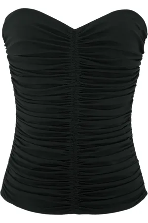 Saint Laurent Koszulki, Kobieta, Czarny, S, Top bez rękawów