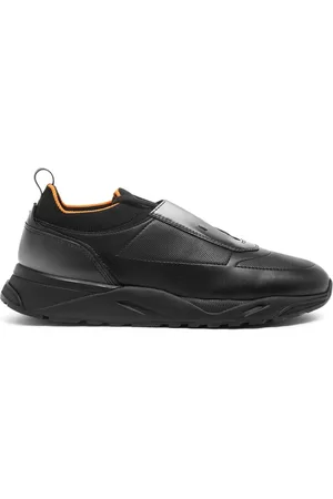 santoni Buty, Mężczyzna, Czarny, 40 EU, Skóra, Casual Sneakers na co dzień