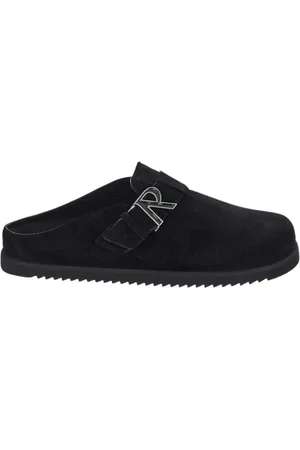 Represent Buty, Mężczyzna, Czarny, 40 EU, Skóra, Skórzane Klapki