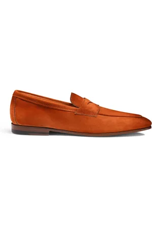 santoni Buty, Mężczyzna, Pomarańczowy, 44 EU, Skóra, Carlo Loafer