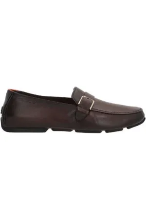 santoni Buty, Mężczyzna, brązowy, 43 EU, Skóra, Mokasynyy