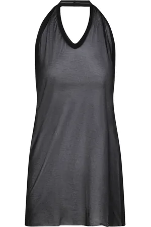 Rick Owens Koszulki, Kobieta, Czarny, S, Halter T Top