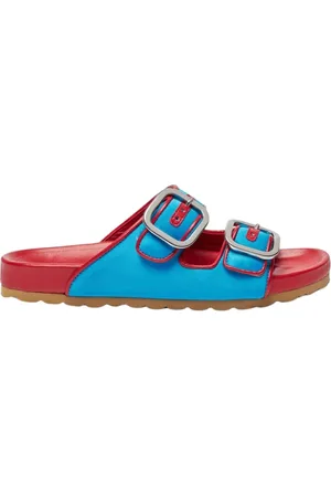 Scarosso Buty, Kobieta, Niebieski, 35 EU, Satyna, Isa Sliders