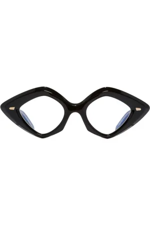 Cutler and Gross Akcesoria, unisex, Czarny, ONE SIZE, Czarna oprawka optyczna z octanu