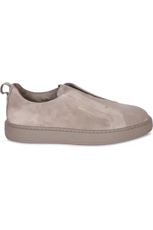 santoni Buty, Mężczyzna, Beżowy, 41 1/2 EU, Skóra, Beżowe Sneakersy