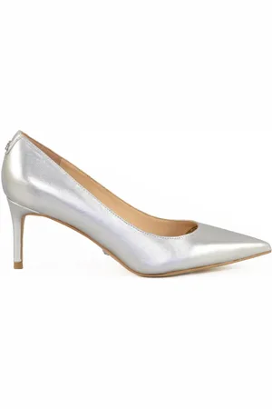 Guess Buty, Kobieta, Żółty, 38 EU, Skórzane Obcasy Decolletè z Podeszwą z Gumy
