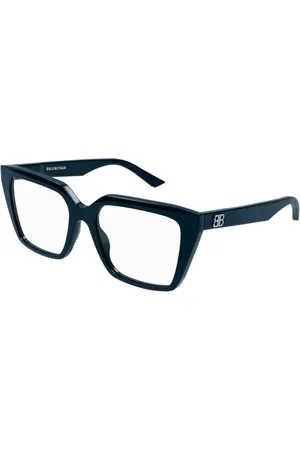 Balenciaga Akcesoria, unisex, Niebieski, ONE SIZE, Len, Stylowe okulary dla twojego looku