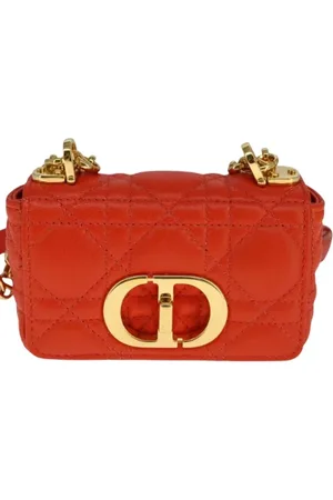 Dior Pre-owned, Kobieta, Czerwony, ONE SIZE, Skóra, Pre-owned Leather dior-bags
