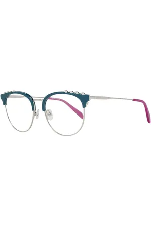 Emilio Pucci Akcesoria, Kobieta, Niebieski, ONE SIZE, Turkusowe Okulary Damskie z Etui