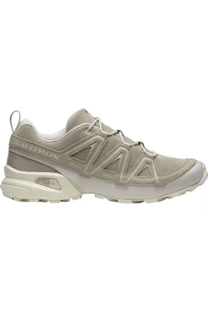 Salomon Sport, Mężczyzna, Beżowy, 40 1/2 EU, Zamsz, Speedcross 3 Beżowe Skórzane Sneakersy