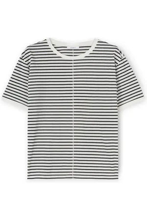 Motivi Koszulki, Kobieta, Czarny, S, Bawełna, T-shirt zrobiony z paskowanej bawełny