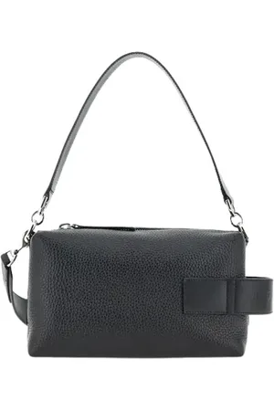 Hogan Torebki, Kobieta, Czarny, ONE SIZE, Czarna Skórzana Mini Torba