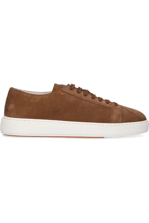 santoni Buty, Mężczyzna, brązowy, 43 1/2 EU, Skóra, Sneakersy Budapester