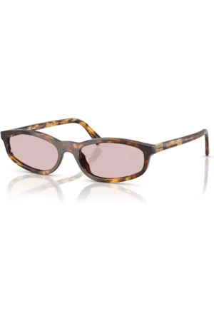 Miu Miu Akcesoria, unisex, brązowy, ONE SIZE, Eleganckie okulary przeciwsłoneczne dla stylowego wyglądu