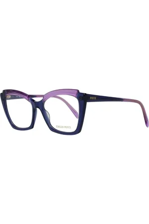Emilio Pucci Akcesoria, Kobieta, Fioletowy, ONE SIZE, Fioletowe Okulary Optyczne Damskie