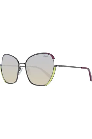 Emilio Pucci Akcesoria, Kobieta, Szary, ONE SIZE, Gunmetal Okulary przeciwsłoneczne w stylu motyla dla kobiet