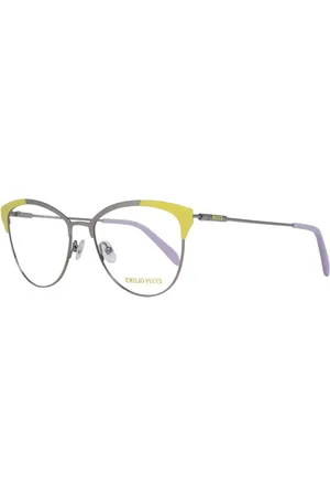 Emilio Pucci Akcesoria, Kobieta, Szary, ONE SIZE, Srebrne Okulary Damskie Stylowy Design