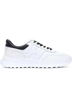 Hogan Buty, Mężczyzna, Biały, 43 EU, Białe Skórzane Sneakersy