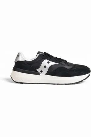 Saucony Buty, Kobieta, Czarny, 39 EU, Dwukolorowe Sneakersy z Tkaniny