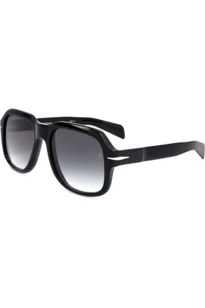 DB EYEWEAR BY DAVID BECKHAM Akcesoria, unisex, Czarny, ONE SIZE, Len, Eleganckie okulary przeciwsłoneczne DB 7090/S