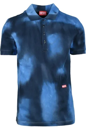 Diesel Koszulki, Mężczyzna, Niebieski, 2XL, Polo z bawełny