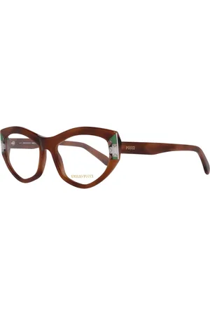 Emilio Pucci Akcesoria, Kobieta, brązowy, ONE SIZE, Brązowe Okulary Optyczne Dla Kobiet