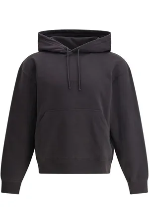 Saint Laurent Bluzy, Mężczyzna, Czarny, M, Wygodny Logo Bluza