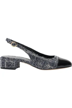 Scarosso Buty, Kobieta, Niebieski, 36 EU, Skóra, Czółenka Coco Sling-back