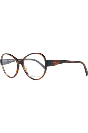 Emilio Pucci Akcesoria, Kobieta, brązowy, ONE SIZE, Brązowe Okulary Optyczne Motylkowe