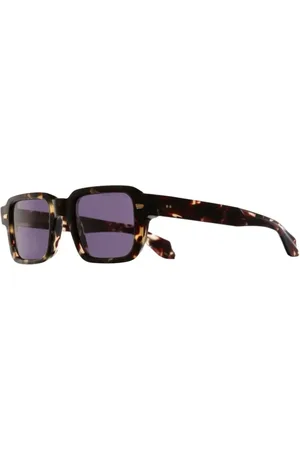 Cutler and Gross Akcesoria, unisex, Fioletowy, ONE SIZE, Okulary przeciwsłoneczne z octanu Havana