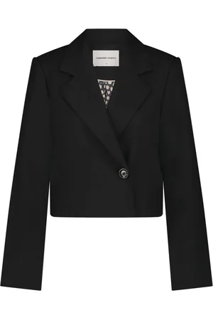 Fabienne Chapot Kurtki, Kobieta, Czarny, M, Len, Nena Blazer