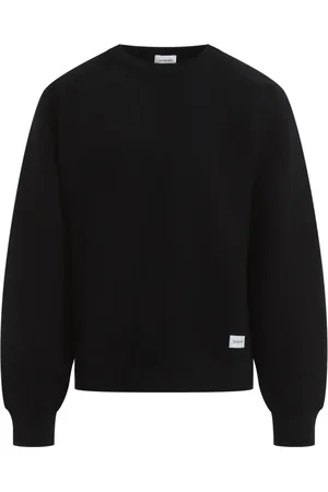 Saint Laurent Bluzy, Mężczyzna, Niebieski, L, Bawełna, Czarna Bluza Podkreślająca Styl i Komfort