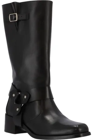 ALOHAS Buty, Kobieta, Czarny, 36 EU, Skóra, Botki skórzane Rocky