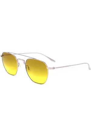 Barton Perreira Akcesoria, unisex, Żółty, ONE SIZE, Stylowe okulary przeciwsłoneczne na co dzień