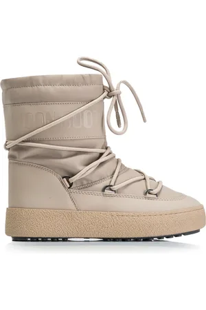 Moon Boot Buty, Kobieta, Beżowy, 40 EU, Damskie Śniegowce Ltrack Styl
