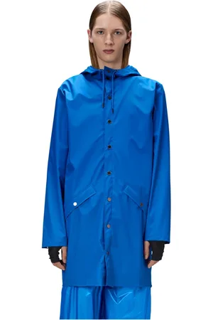 Rains Kurtki, unisex, Niebieski, XL, Kurtka przeciwdeszczowa unisex