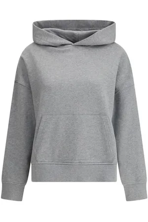 Pinko Bluzy, Kobieta, Szary, XS, Wygodny Hoodie z kieszenią kangurką