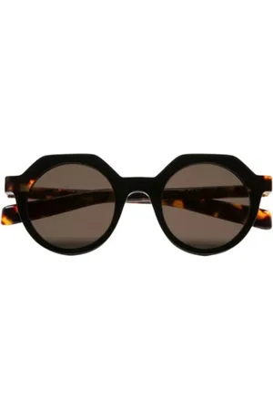 Kaleos Akcesoria, unisex, Czarny, ONE SIZE, Len, Stylowe Okulary Grayson