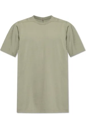 Rick Owens Koszulki, Mężczyzna, Zielony, M, Bawełna, Koszulka Level T