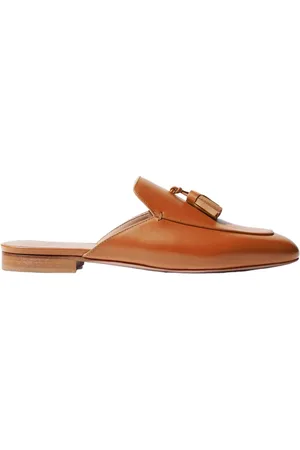 Scarosso Buty, Kobieta, brązowy, 35 EU, Skóra, Giorgina Fringe Leather Sandals
